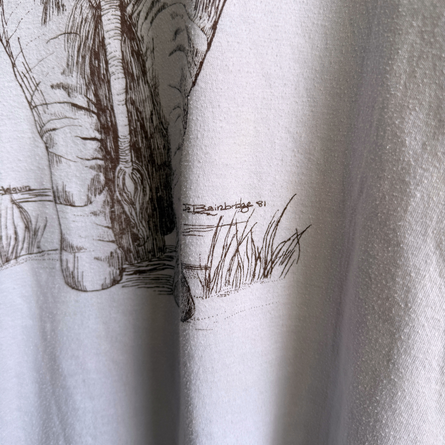 1980s Chicago Field Museum Elephant Tee