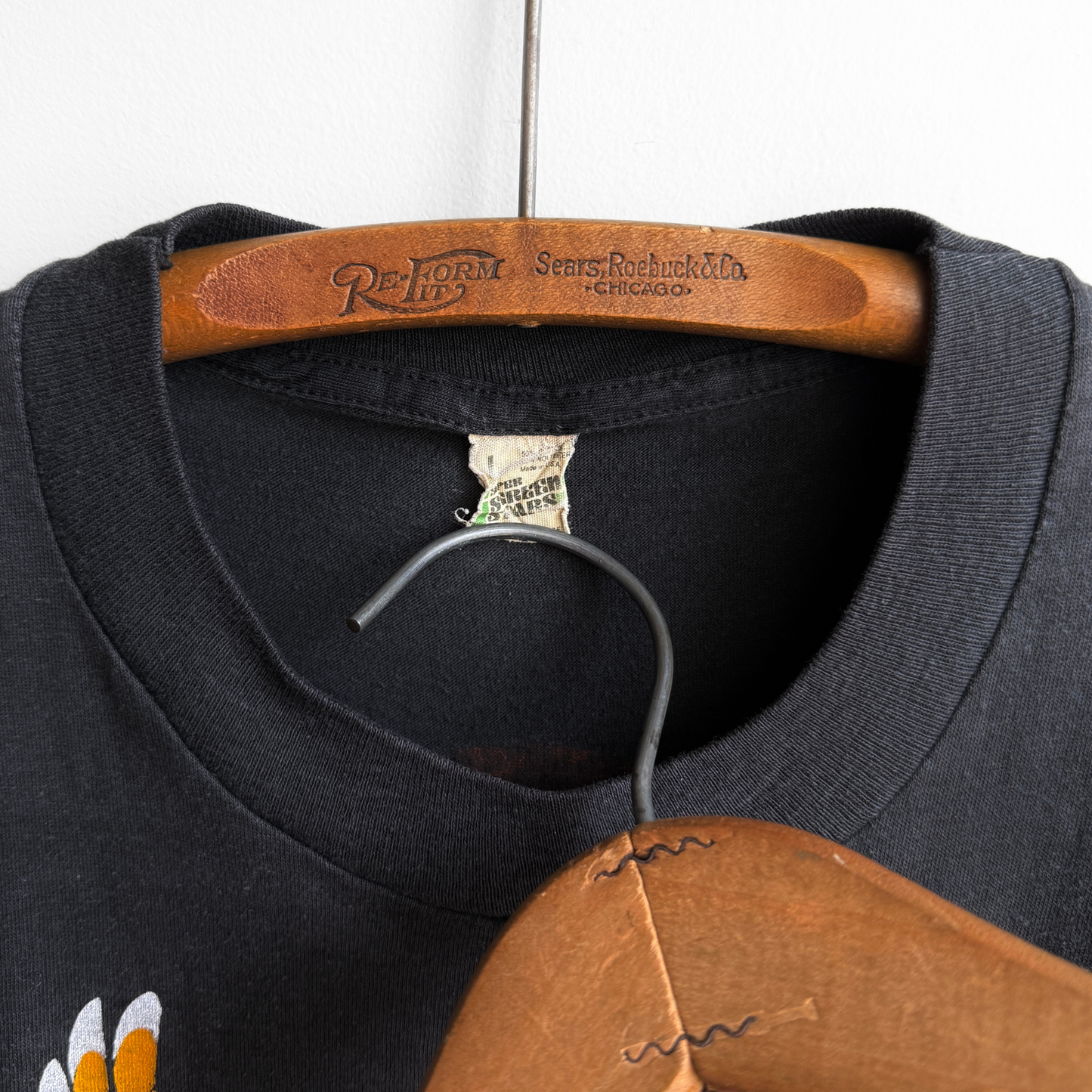 1980s Harley Davidson Eagle Wings Logo Tee