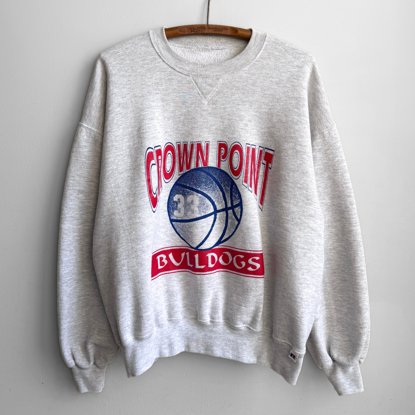 1990s Crown Point Bulldogs Basketball Sweatshirt
