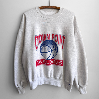 1990s Crown Point Bulldogs Basketball Sweatshirt