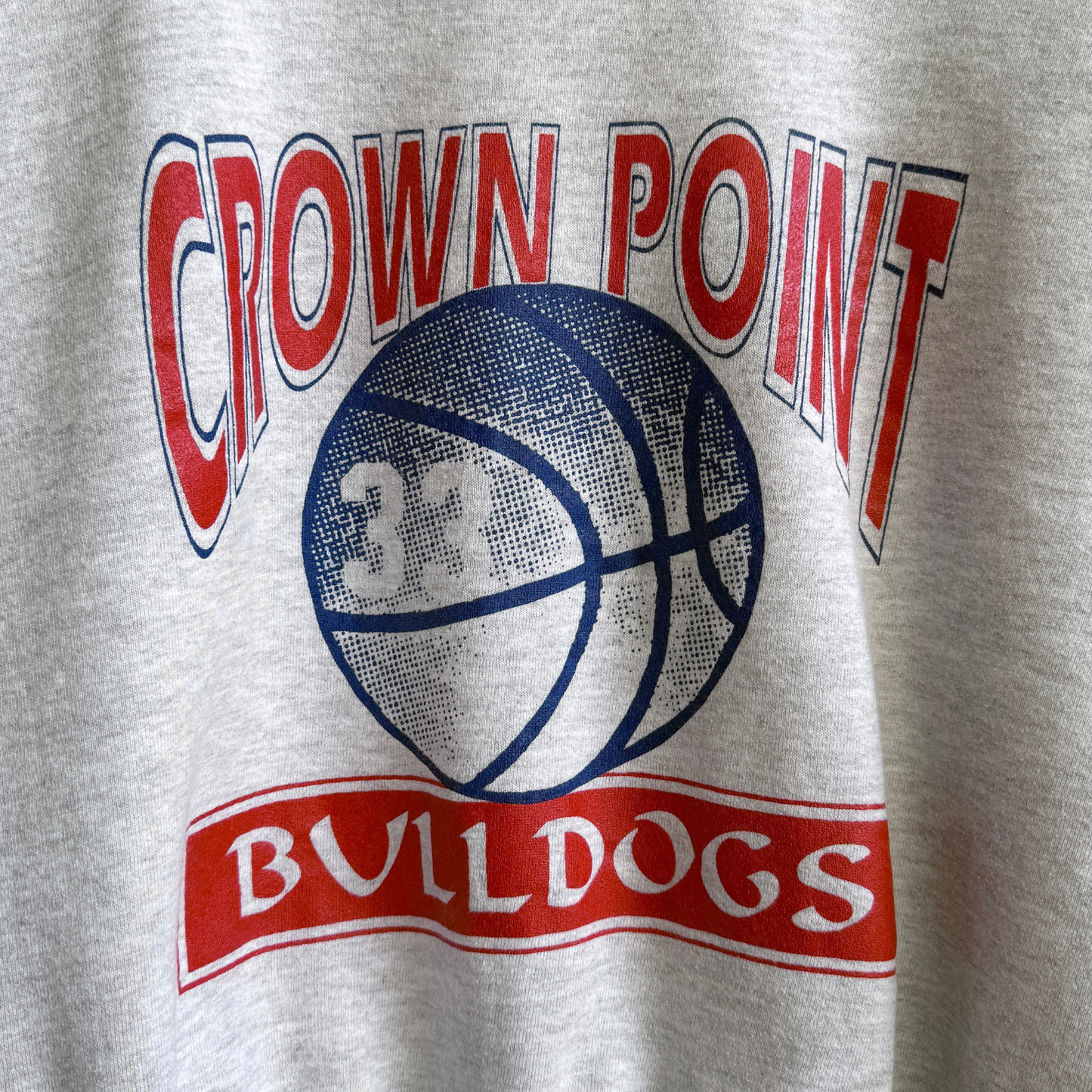 1990s Crown Point Bulldogs Basketball Sweatshirt