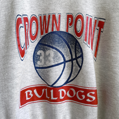 1990s Crown Point Bulldogs Basketball Sweatshirt