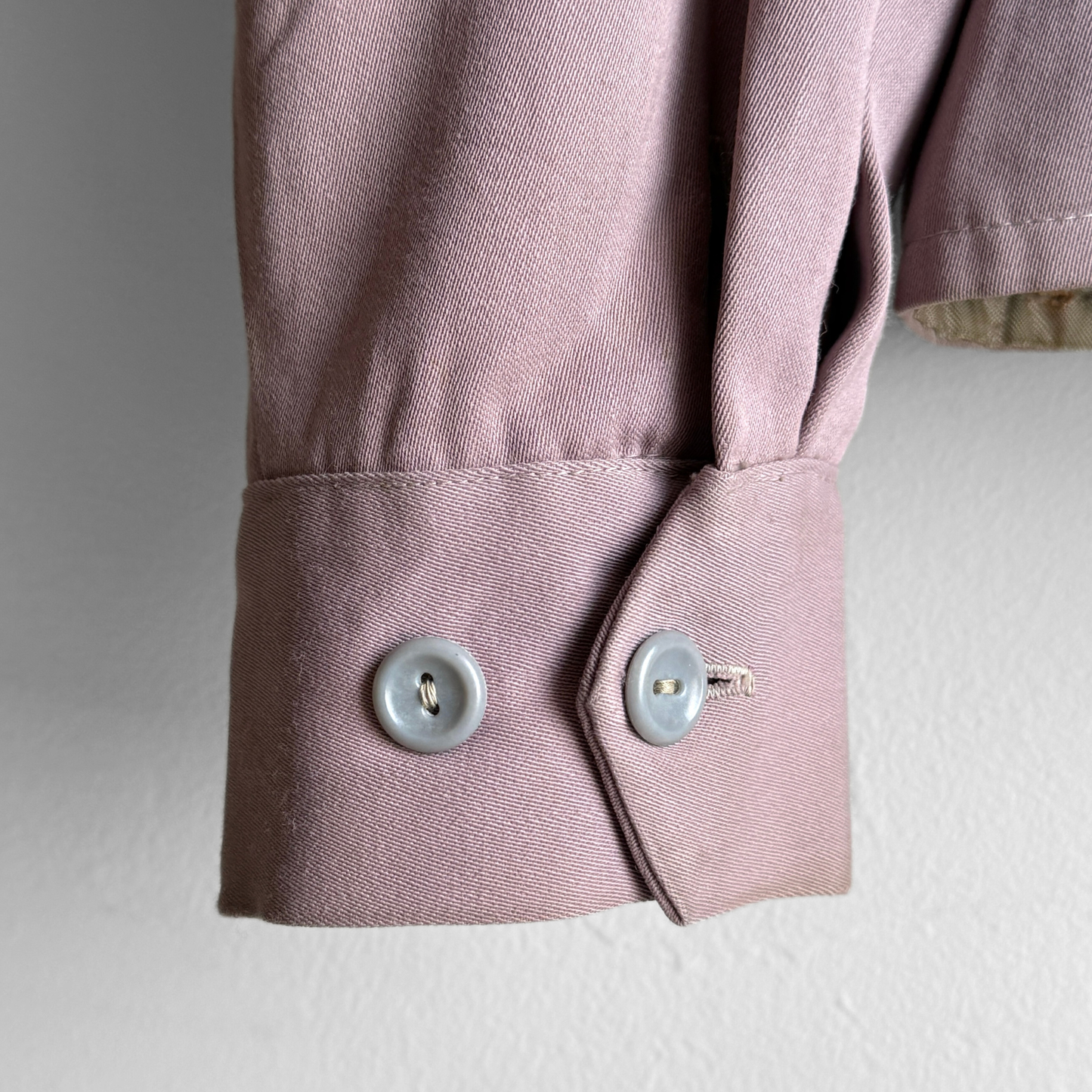 1950s Light Purple & Yellow Gabardine Jacket