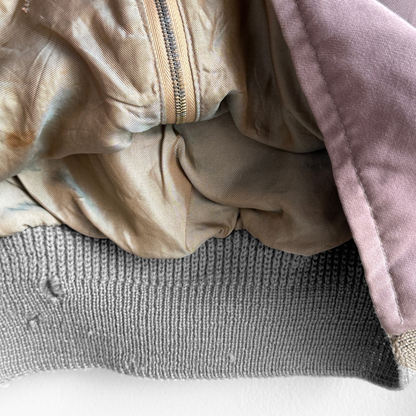 1950s Light Purple & Yellow Gabardine Jacket