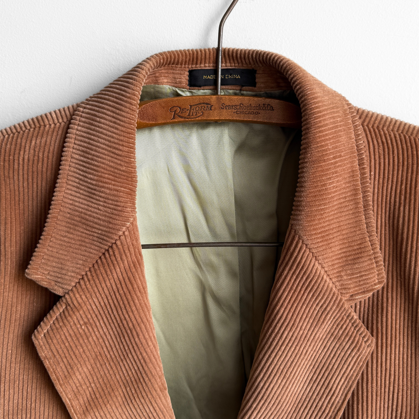 1970s Light Brown Corduroy Blazer Jacket