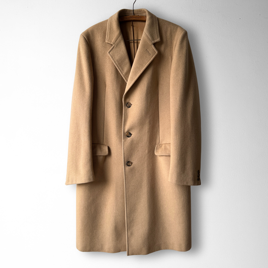 1960s Light Brown Wool Overcoat