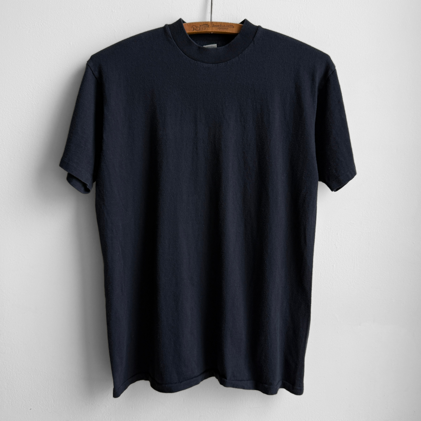 1970s Faded Black Undershirt Tee