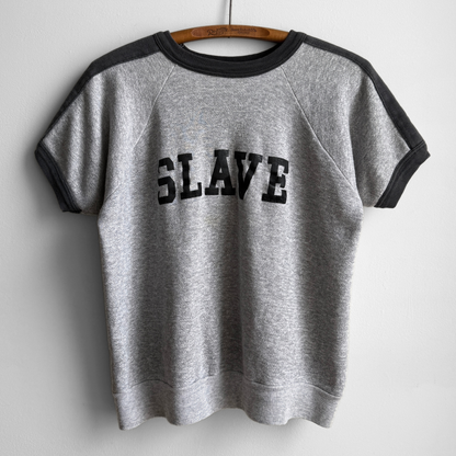 1970s Slave Political Protest Short Sleeve Sweatshirt