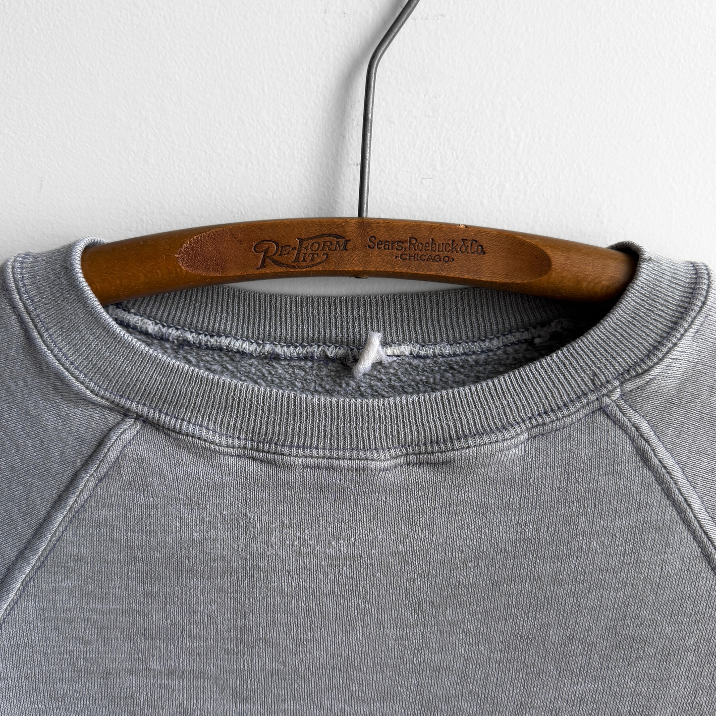 1970s Playboy Grey Raglan Sweatshirt