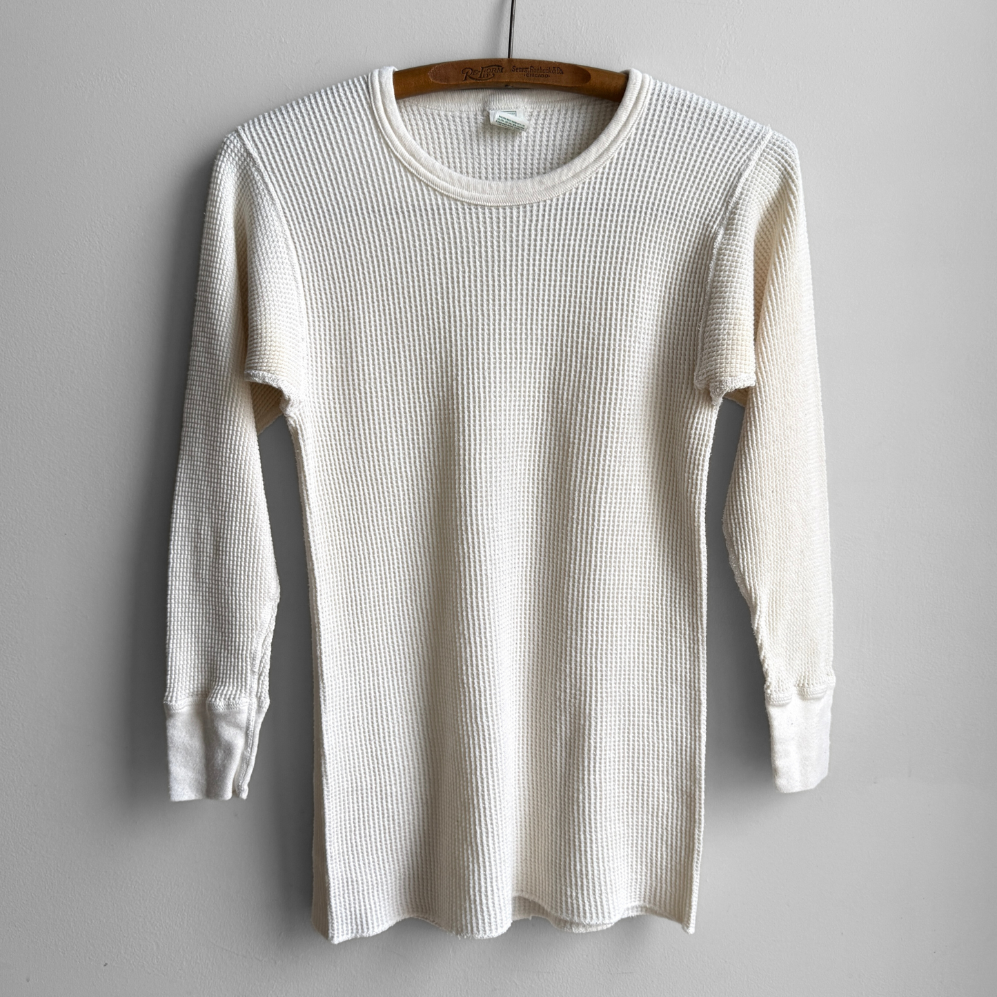 1990s Waffle Knit Thermal Long Sleeve