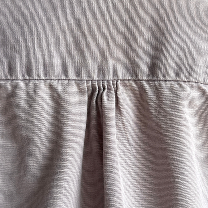 1950s Hercules Grey Loop Collar Work Shirt