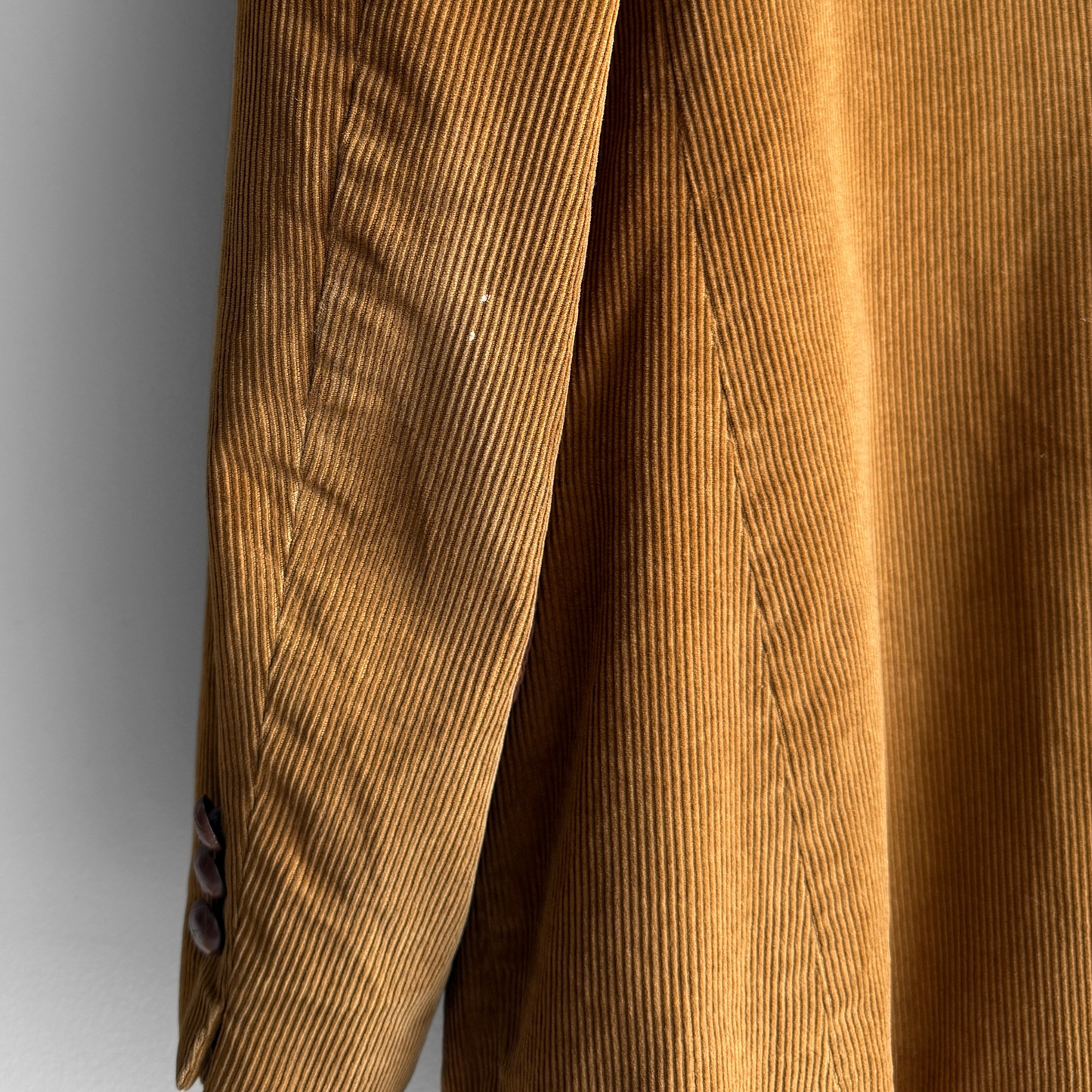 1960s Wheat Brown Corduroy Blazer Jacket