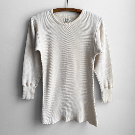 1970s Waffle Knit Thermal Long Sleeve