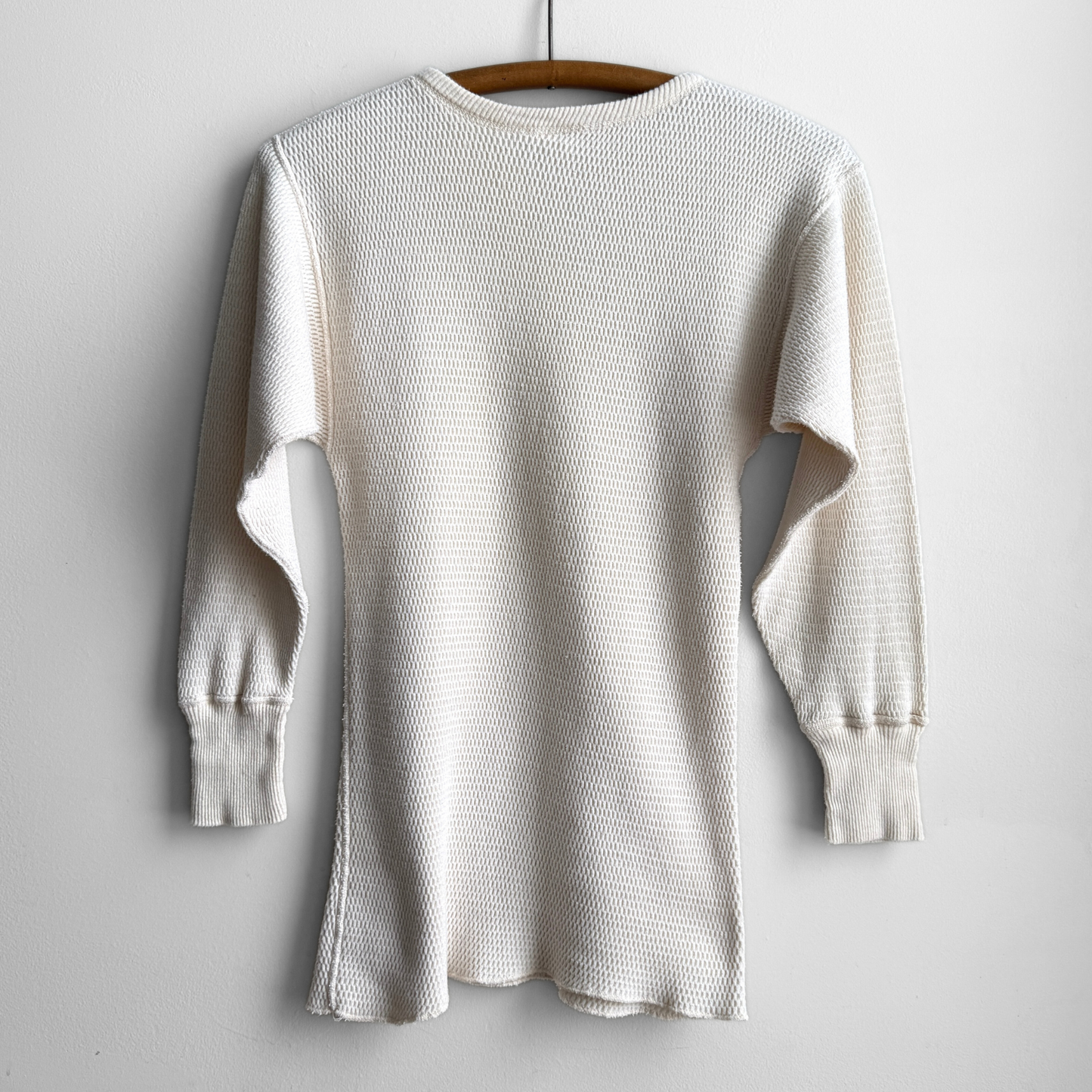 1970s Waffle Knit Thermal Long Sleeve
