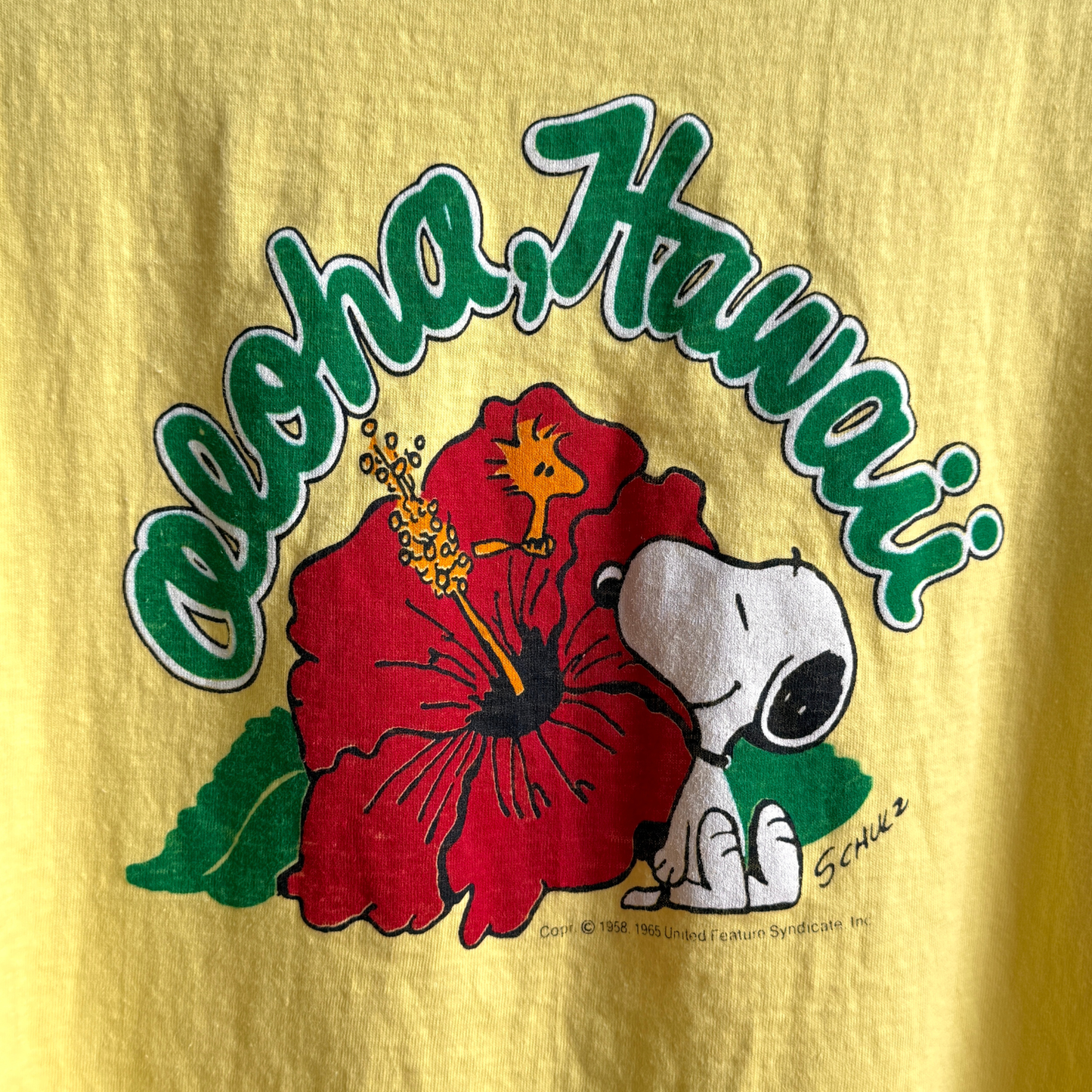 1980s Snoopy Aloha Hawaii Schulz Tee
