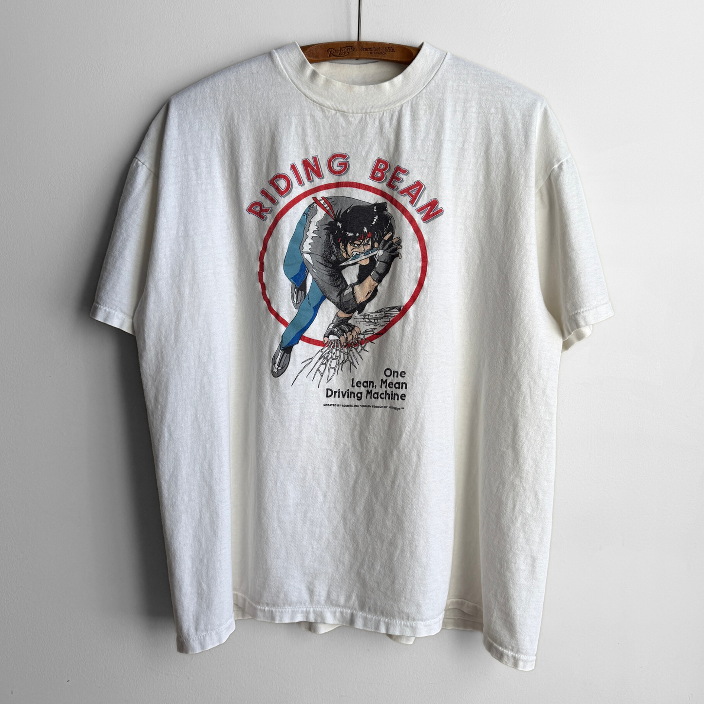 1989 Riding Bean Anime Manga Tee