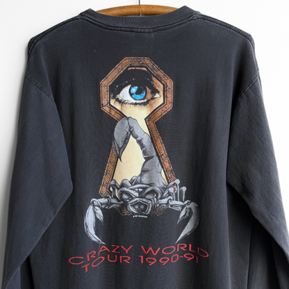 1991 Scorpions Crazy World Tour Long Sleeve Tee