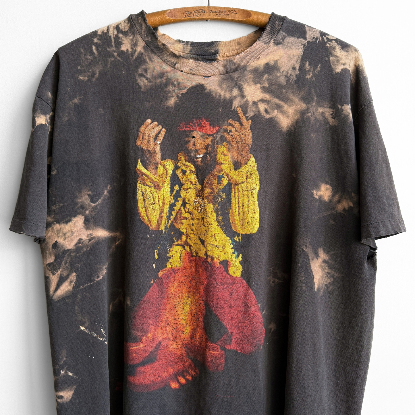 1991 Jimi Hendrix Backstage Pass Distressed Tee