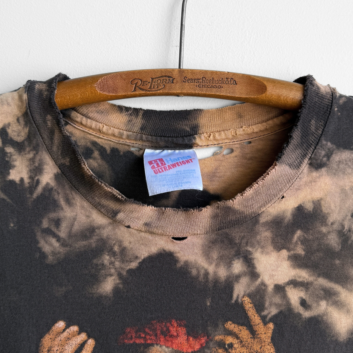 1991 Jimi Hendrix Backstage Pass Distressed Tee