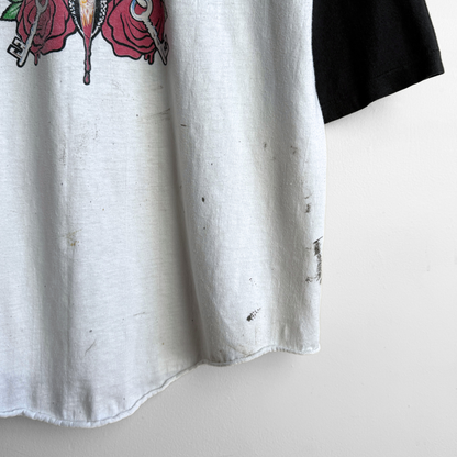 1988 Aerosmith Permanent Vacation Raglan Tour Tee