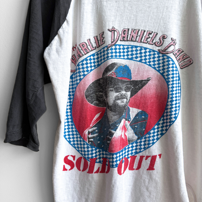 1974 The Charlie Daniels Band Raglan Tour Tee
