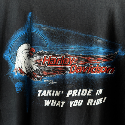 1980s Harley Davidson Takin' Pride In What You Ride Tee