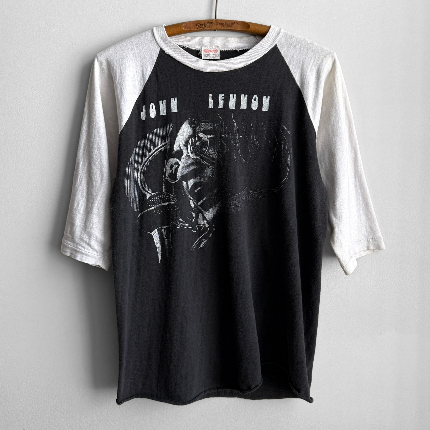 1980s John Lennon Memorial Raglan Tee