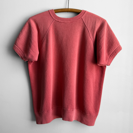 1960s Red Sun Faded Short Sleeve Sweatshirt