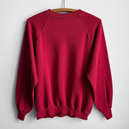 1970s Dark Red Raglan Sweatshirt