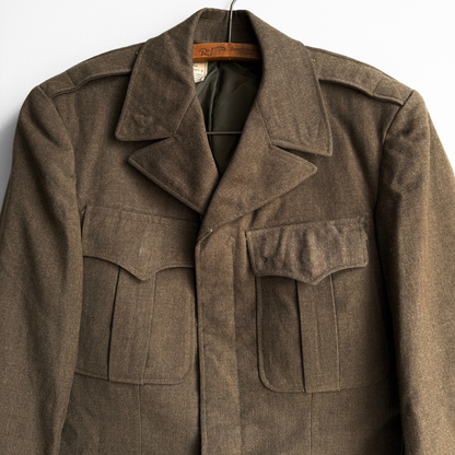1940s U.S. Army IKE OD Wool Field Jacket