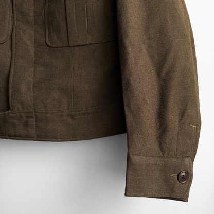 1940s U.S. Army IKE OD Wool Field Jacket
