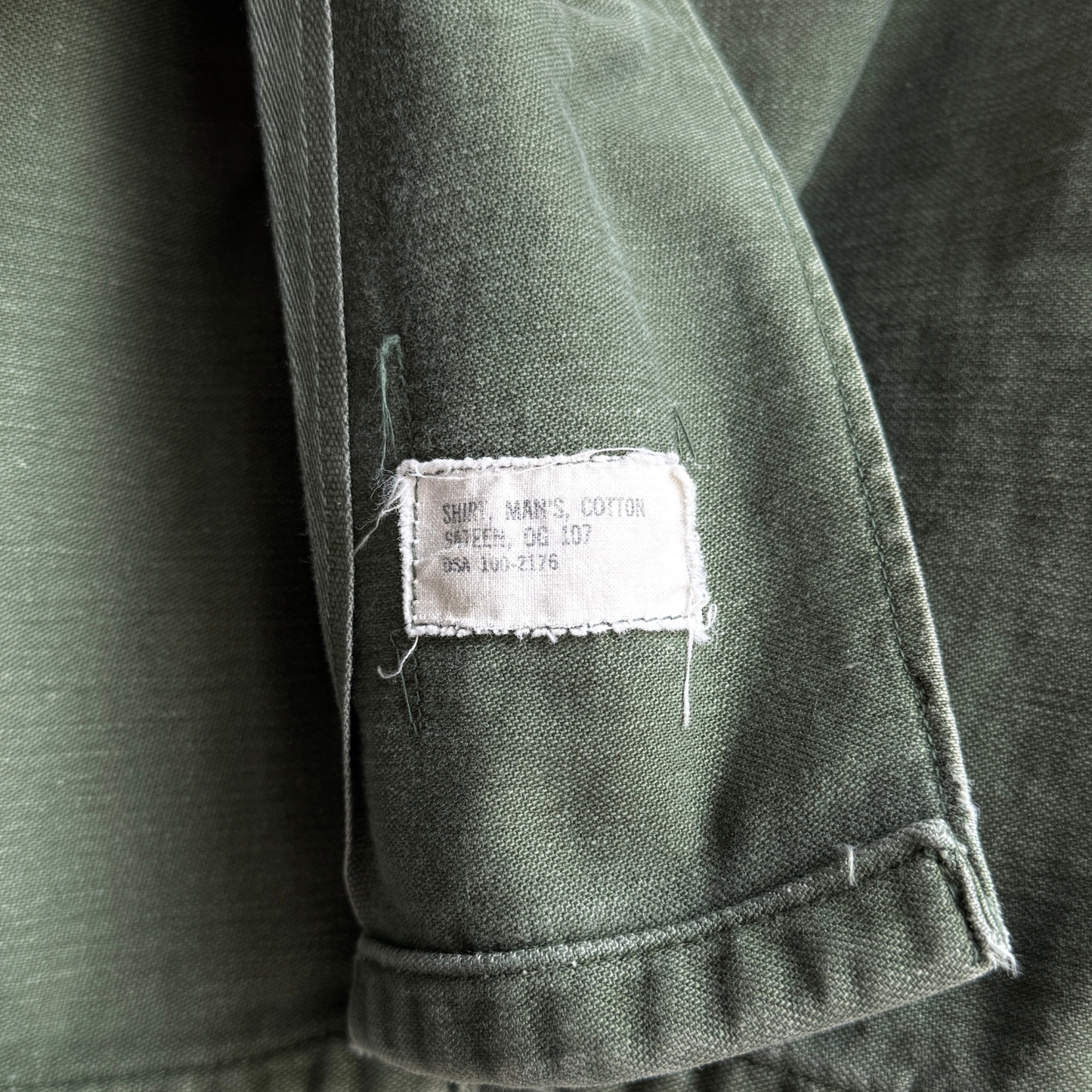 1960s U.S. Army OG 107 Type III Shirt