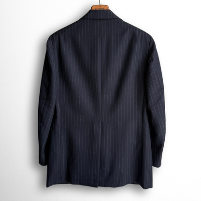 1960s Navy Blue Pinstripe 3-Piece Suit