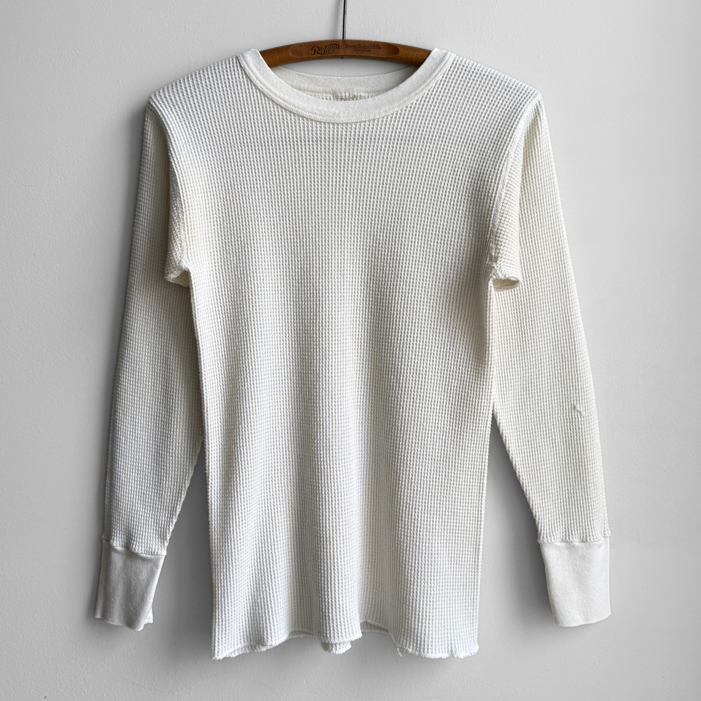 1980s Waffle Knit Thermal Long Sleeve