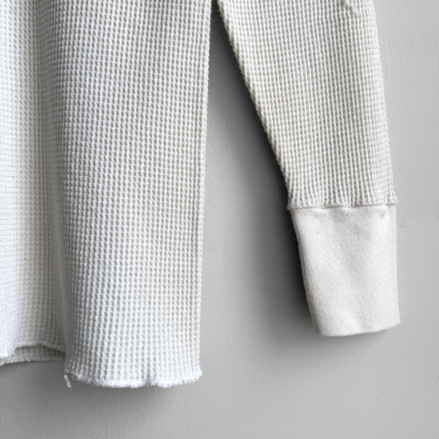 1980s Waffle Knit Thermal Long Sleeve