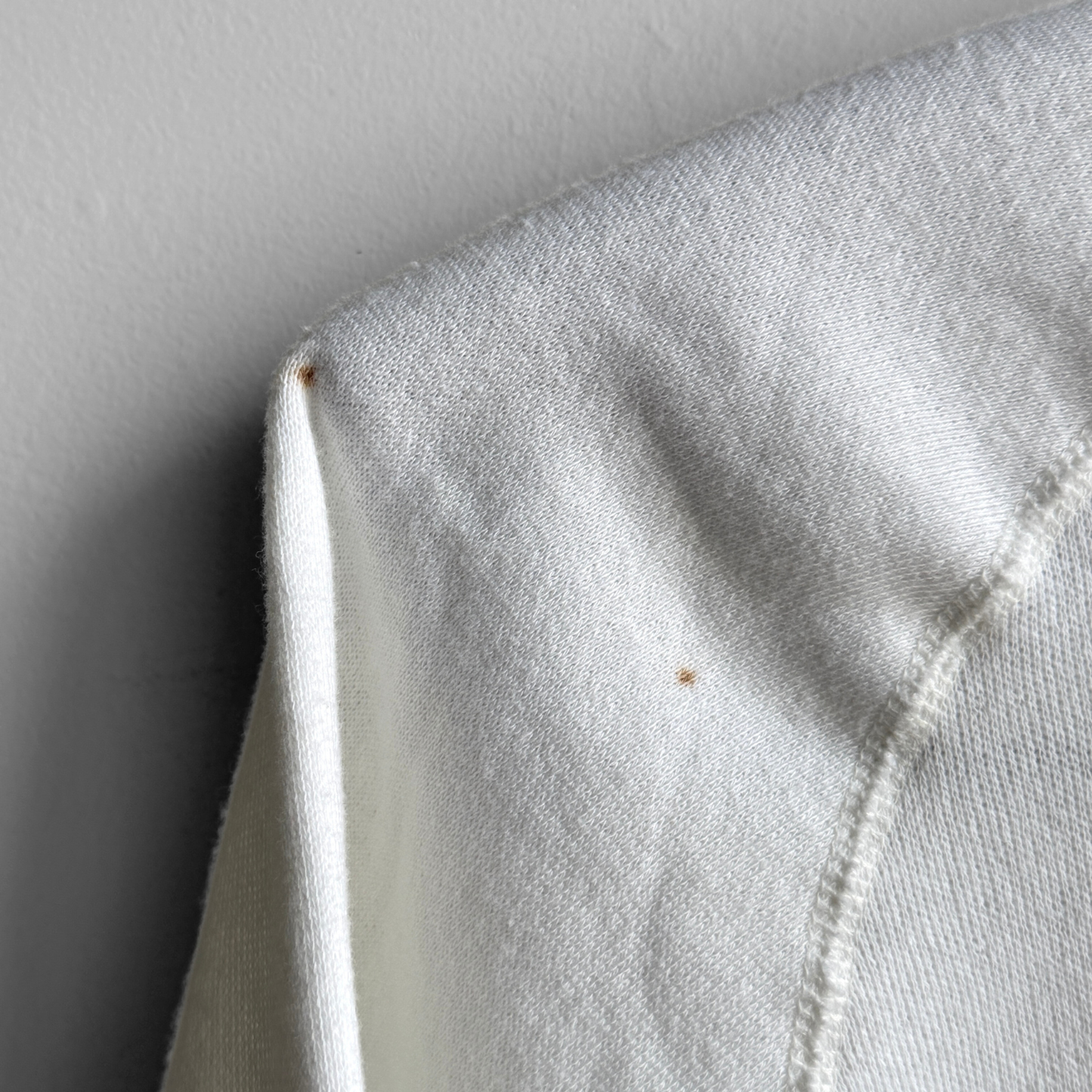 1980s White Raglan Sweatshirt