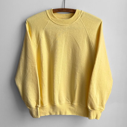 1980s Yellow Raglan Sweatshirt