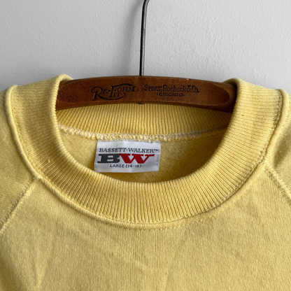 1980s Yellow Raglan Sweatshirt