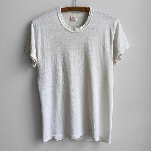 1960s White Undershirt Tee