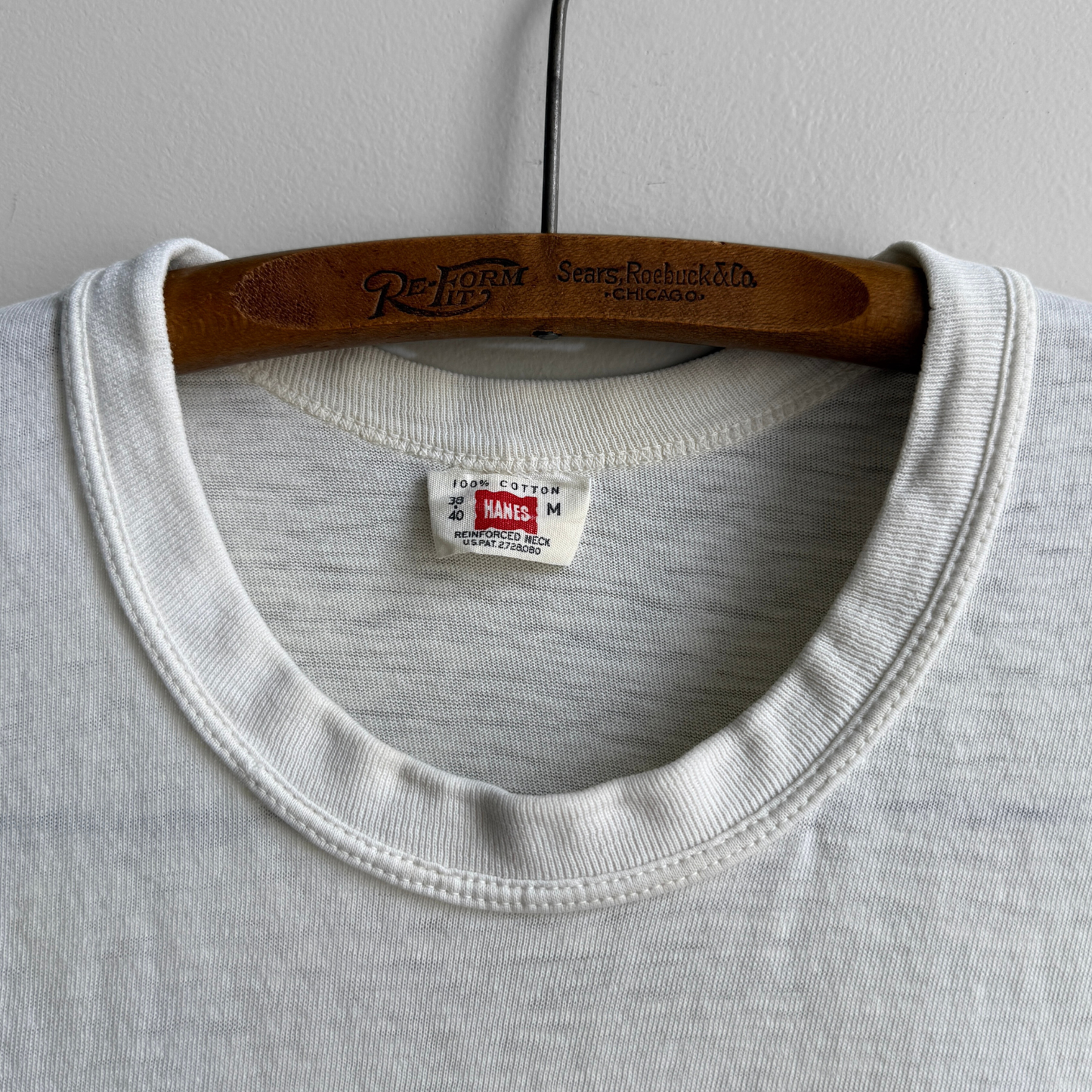1960s White Undershirt Tee