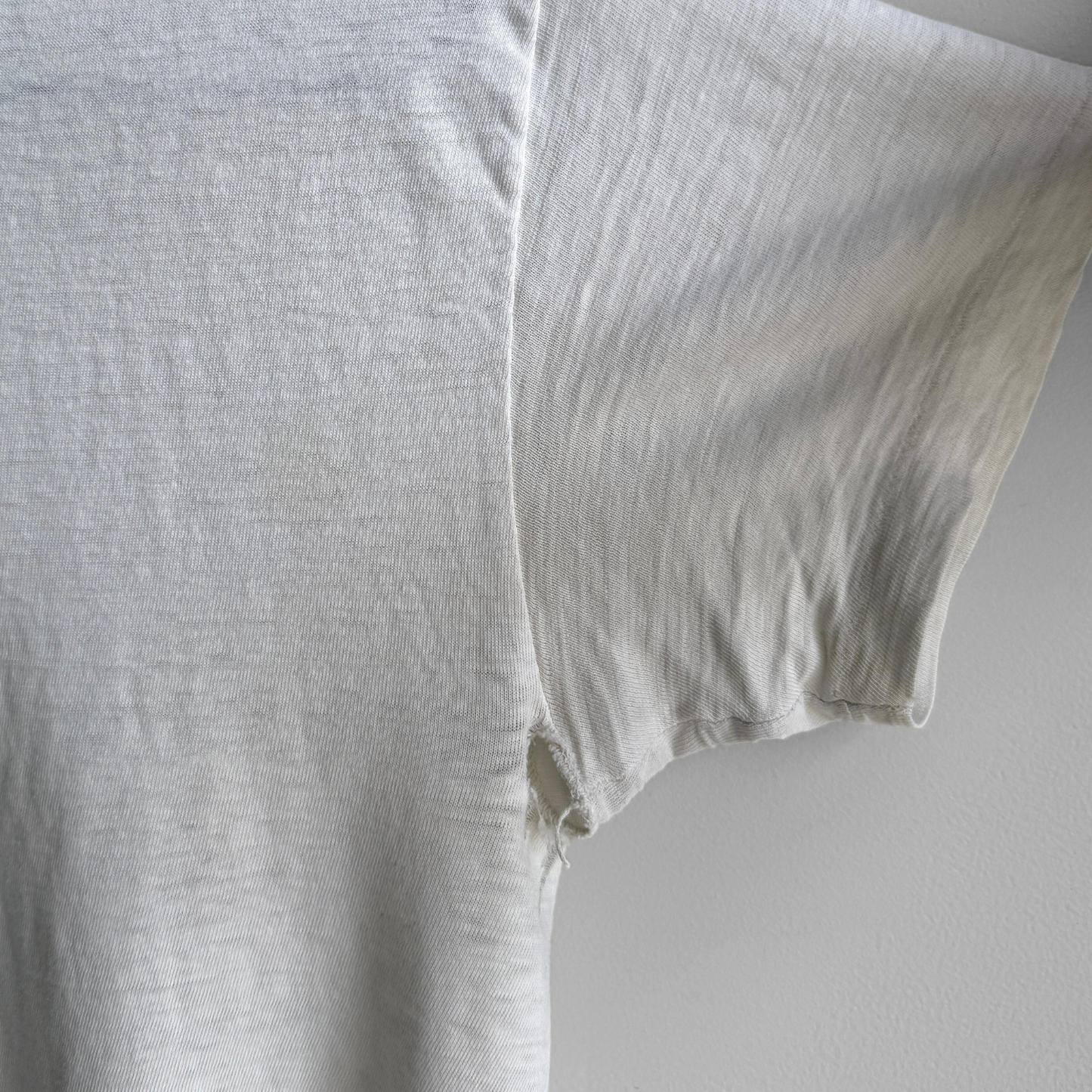 1960s White Undershirt Tee