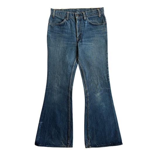 1980s 684 Bell Bottom Denim Jeans (31)