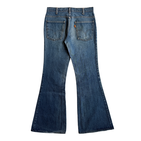 1980s 684 Bell Bottom Denim Jeans (31)