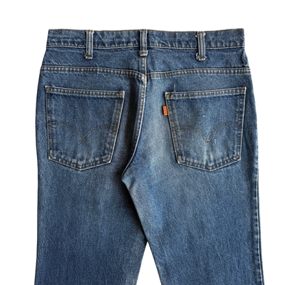 1980s 684 Bell Bottom Denim Jeans (31)