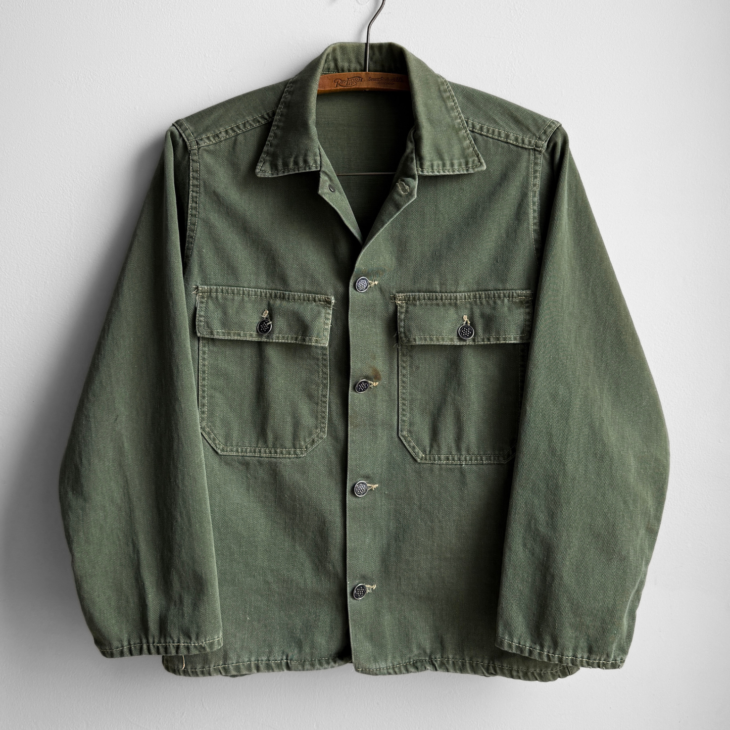 1950s U.S. Army 13 Star Button Shirt