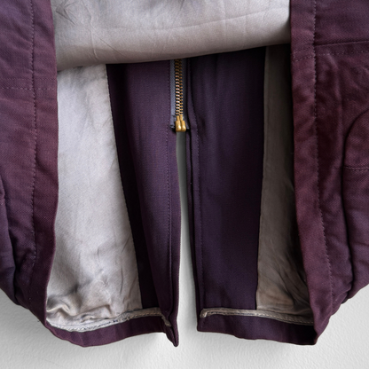 1950s Sun Faded Purple Gabardine Windbreaker Jacket
