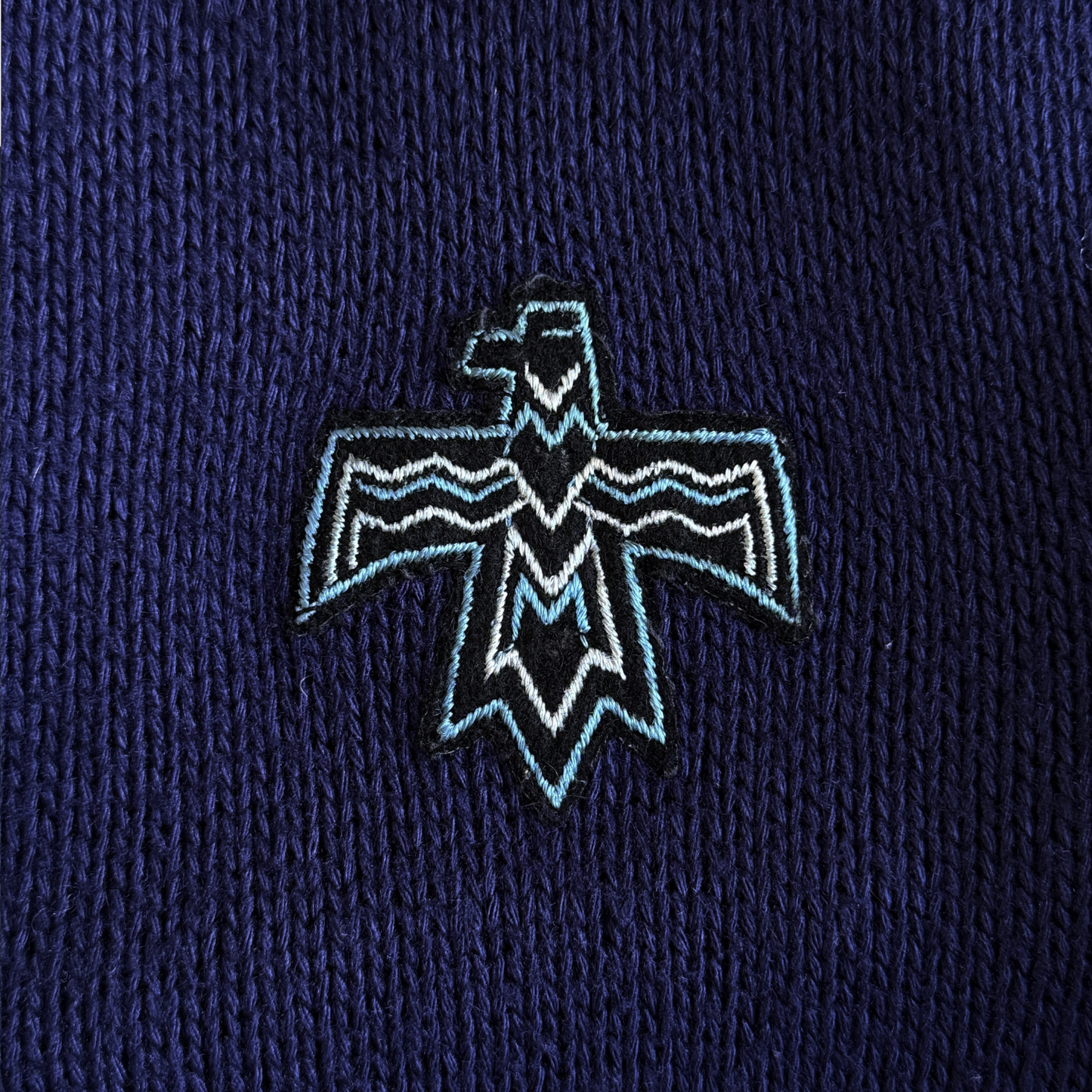 1960s Navy Blue Acrylic Cardigan Jac