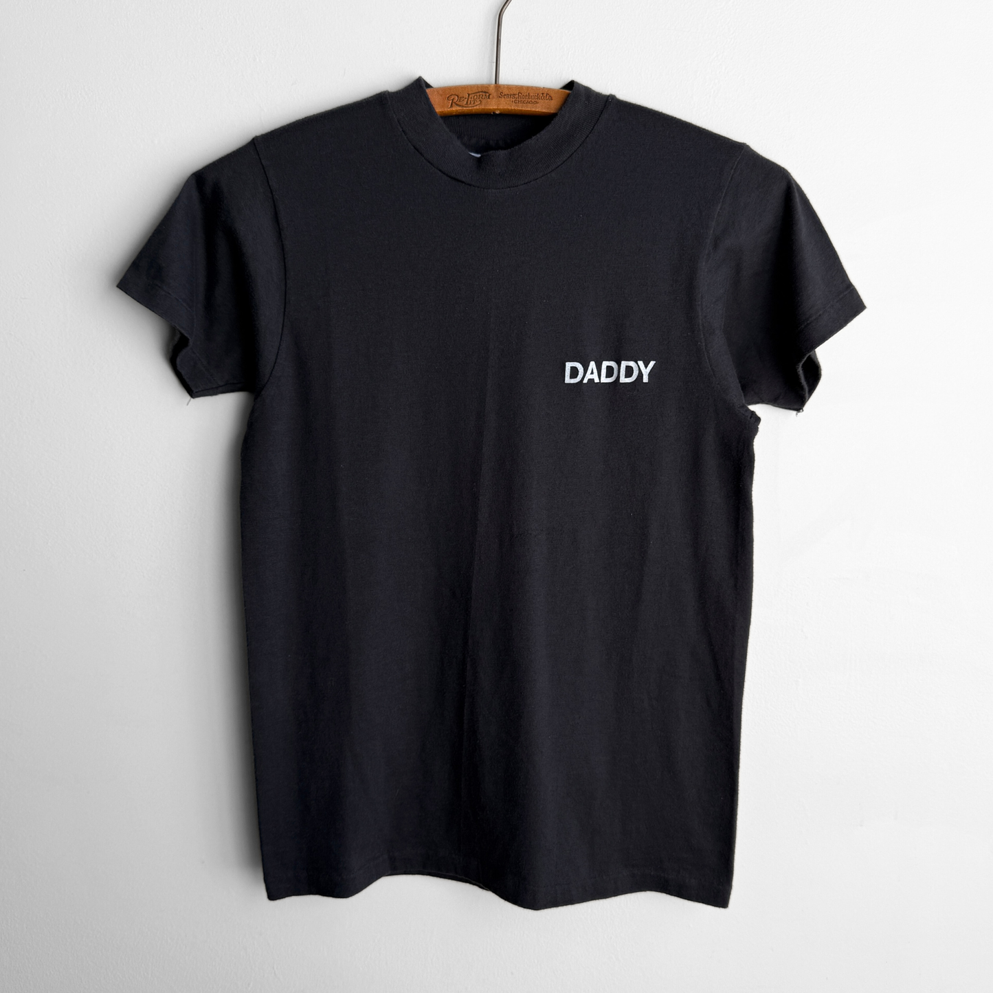 1980s Daddy Black Graphic Muscle Tee