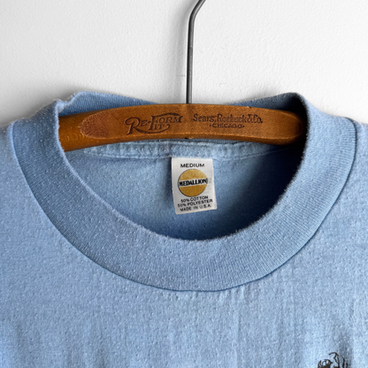 1985 Bodybuilder Pose Graphic Tee