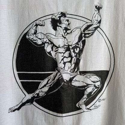 1985 Bodybuilder Pose Graphic Muscle Tank
